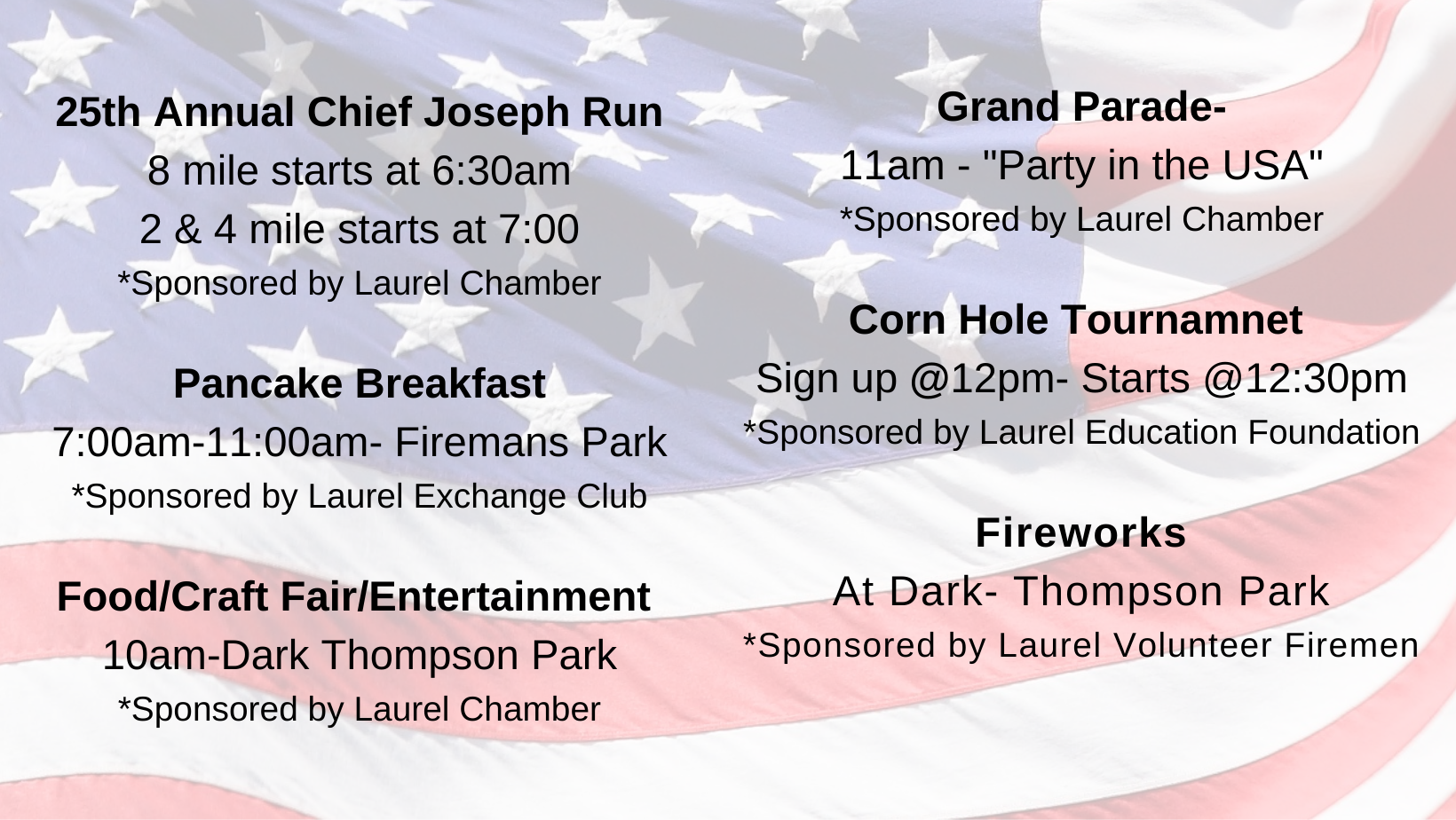 Laurel 4th of July Celebration